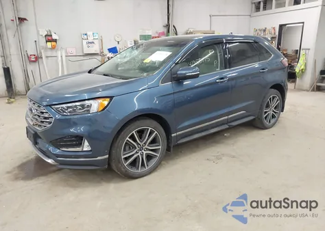 2019 Ford Edge Titanium z USA, uszkodzony, nr VIN 2FMPK4K99KBB48348